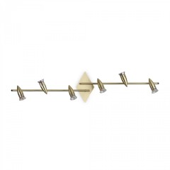 Спот Ideal Lux ALFA PL6 OTTONE SATINATO 287805