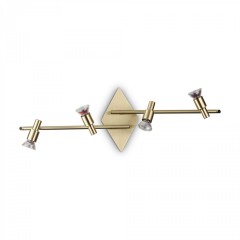 Спот Ideal Lux SLEM PL4 OTTONE SATINATO 287812