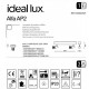 Спот Ideal Lux ALFA AP2 OTTONE SATINATO 287829