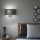 Бра-спот Ideal Lux HOTEL AP2 NERO 035956