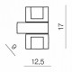 Бра AZzardo BOX 2 AZ0035