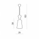 Підвісний світильник AZzardo BAROCO 1 BLACK PENDANT AZ0064