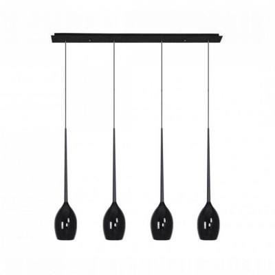 Подвесной светильник AZzardo IZZA 4 BLACK AZ0100 Подвесной светильник AZzardo IZZA 4 BLACK AZ0100