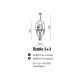 Люстра AZzardo DIABLO 3 3 WHITE AZ0173