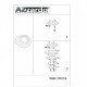 Потолочный светильник AZzardo STRATO B AZ0198