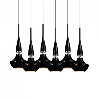 Підвісний світильник AZzardo TASOS 6 BLACK AZ0262