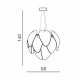 Люстра AZzardo ANTIRES WHITE AZ0472
