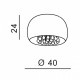 Підвісний світильник AZzardo BURN PENDANT/TOP AZ0699