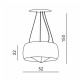 Подвесной светильник AZzardo COSMO CLEAR AZ0846