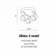 Спот AZzardo ALBICO 3 WHITE AZ1243