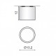Точечный светильник AZzardo ALIX 12V WHITE AZ1356