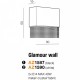 Бра AZzardo GLAMOUR WALL BLACK AZ1587