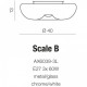 Потолочный светильник AZzardo SCALE B AZ1602