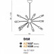 Подвесной светильник AZzardo ORBIT WHITE AZ1658