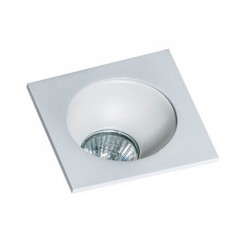 Точковий світильник AZzardo HUGO 1 DOWNLIGHT WHITE (без рефлектора) AZ1735