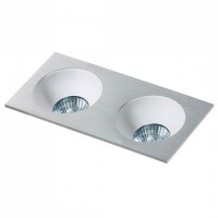 Точечный светильник AZzardo HUGO 2 DOWNLIGHT ALUMINIUM (без рефлектора) AZ1737