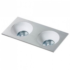 Точковий світильник AZzardo HUGO 2 DOWNLIGHT ALUMINIUM (без рефлектора) AZ1737