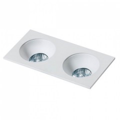 Точковий світильник AZzardo HUGO 2 DOWNLIGHT WHITE (без рефлектора) AZ1739