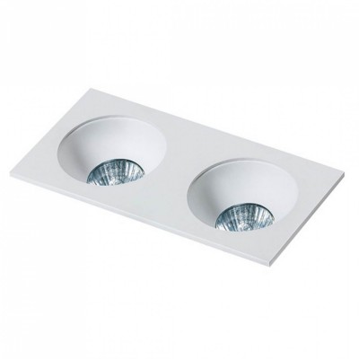 Точковий світильник AZzardo HUGO 2 DOWNLIGHT WHITE (без рефлектора) AZ1739