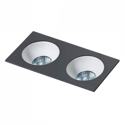 Точковий світильник AZzardo HUGO 2 DOWNLIGHT BLACK (без рефлектора) AZ1740