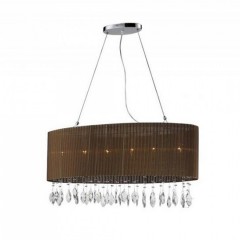 Люстра AZzardo SIDNEY OVAL BROWN AZ1839