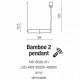 Подвесной светильник AZzardo BAMBOO 2 PENDANT AZ1900