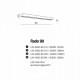 Бра AZzardo RADO 90 4000 WH AZ2083