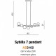 Підвісний світильник AZzardo SYBILLA 7 PENDANT AZ2102