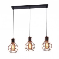 Подвесной светильник AZzardo CARRON 3 LINE COPPER AZ2141