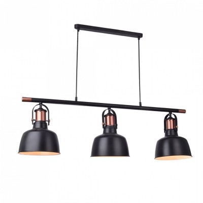 Підвісний світильник AZzardo DARLING 3 LINE BLACK AZ2144