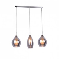 Подвесной светильник AZzardo AMBER MILANO 3 CHROME AZ2149