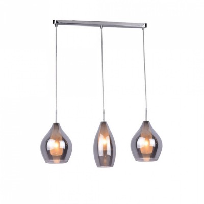 Подвесной светильник AZzardo AMBER MILANO 3 CHROME AZ2149