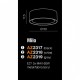 Потолочный светильник AZzardo MILO GREY AZ2319