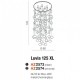 Люстра AZzardo LUVIA XL CHROME AZ2574