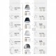Абажур AZzardo SHADE ZF 30 WHITE AZ2588