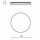 Потолочный светильник AZzardo SONA 55 CCT WHITE AZ2763