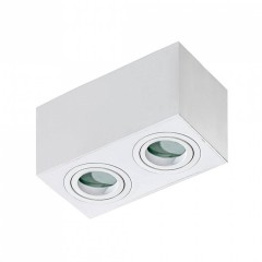 Точковий світильник AZzardo BRANT 2 SQUARE IP44 WHITE AZ2823