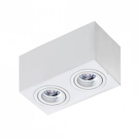 Точковий світильник AZzardo BRANT 2 SQUARE WHITE AZ2826