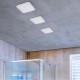 Точечный светильник AZzardo SLIM 9 SQUARE 3000K IP44 WHITE AZ2830