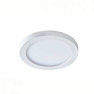 Точковий світильник AZzardo SLIM 9 ROUND 3000K IP44 WHITE AZ2831