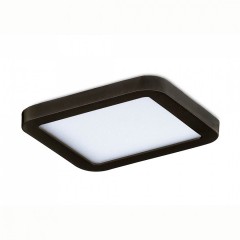 Точковий світильник AZzardo SLIM 9 SQUARE 3000K IP44 BLACK AZ2833