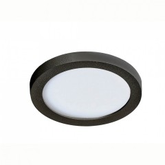 Точковий світильник AZzardo SLIM 9 ROUND 3000K IP44 BLACK AZ2834