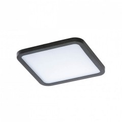 Точковий світильник AZzardo SLIM 15 SQUARE 3000K IP44 BLACK AZ2836