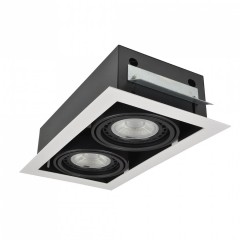 Точковий світильник AZzardo NOVA 2 WHITEBLACK AZ2877