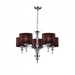 Люстра AZzardo IMPRESS 5 BROWN AZ2901