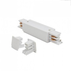 Коннектор AZzardo TRACK LINE POWER 2X END CAP WHITE AZ2978
