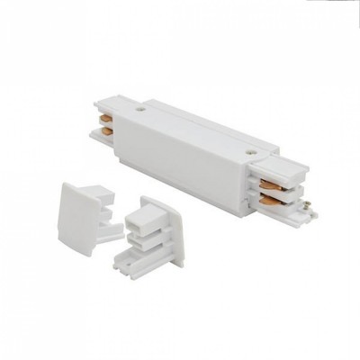 Конектор AZzardo TRACK LINE POWER 2X END CAP WHITE AZ2978