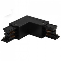 Коннектор AZzardo TRACK L-CONNECTOR BLACK AZ2983