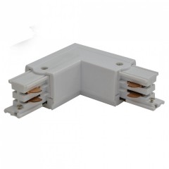 Коннектор AZzardo TRACK L-CONNECTOR WHITE AZ2984