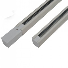 Трековый шинопровод AZzardo TRACK SET 2M END POWER END CAP WHITE AZ2988
